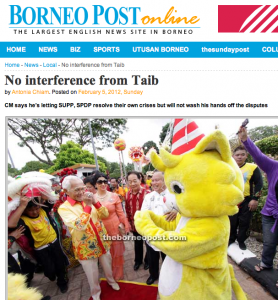 'Weighty issues' in the Borneo Post - Taib seeks Ang Pow with latest top cronies for New Year