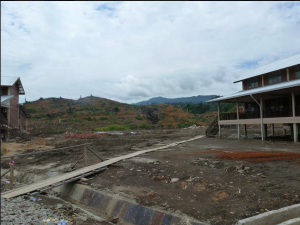 Abandoned oil palm plantation and unfinished site - a place to move Penan families?