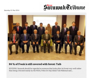 Owned by the Taibs and Edited by daughter Hanifah. Sarawak Tribune moves to support her father's insane claims, while it had prior knowledge about Sarawak Report's hacked gmails. 
