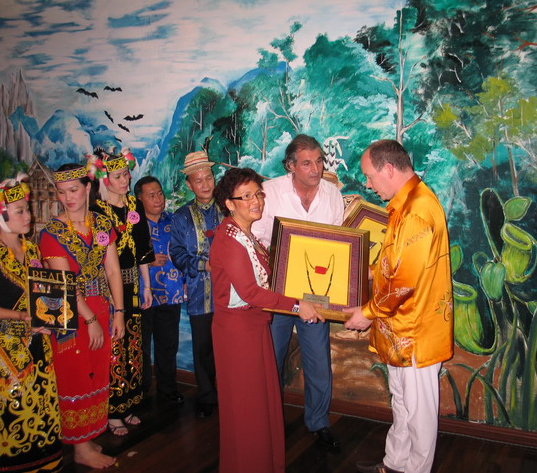 'Royal Mulu' - Geneids present Prince Albert at their 'jungle playground' the Mulu Marriott Resort