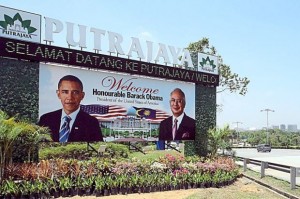 Obama's visit was exploited to the full by the minority government in KL.
