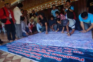 Mass signing - native petition against another Baram Dam!