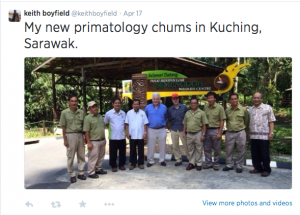 Academic tour or the usual tourist junket courtesy of the Sarawak government ?