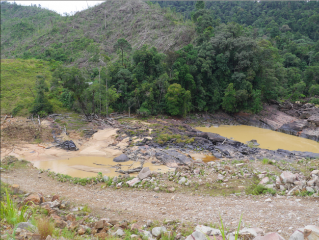 The once mighty Murum is now dead, along with its wildlife.