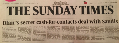 Batang berita dalam The Sunday Times – tang duit belanja nya datai ari menua Malaysia