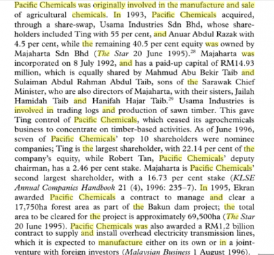 Bup ditulis Edmund Gomez dalam taun 1999 – Chinese Business in Malaysia