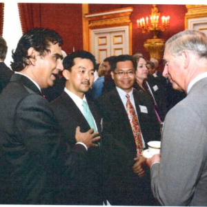 Foreign PR - Manan with Prince Charles at WWF 'Environment Conference' in London