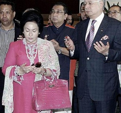 Rosmah Mansor - a close friend of Jho Low, along with her son, her high living and ridiculously expensive collection of Birkin bags have raised eyebrows