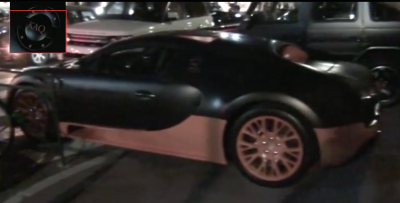 Pink twin Bugatti owned in Cannes by al-Qubaisi