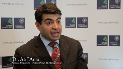 Expert Dr. Atif Ansar of Oxford University - Public Policy and Management
