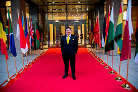 Still playing the philanthropist - Jho Low at the UN last month