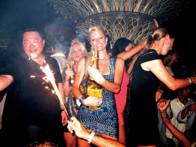 Paying for the party - Jho Low relies on magnums of Crystal..
