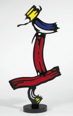 Brushstroke by Roy Lichtenstein.... worth around a million bucks