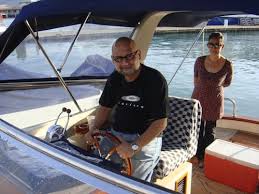 Enjoying yachting - RPK began the good life when he switched back to UMNO