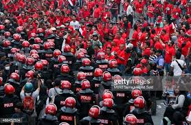 Riotous pro-Najib "Red Shirts" who threatened aggression against non Malays have got off scot free under the new crackdown laws.