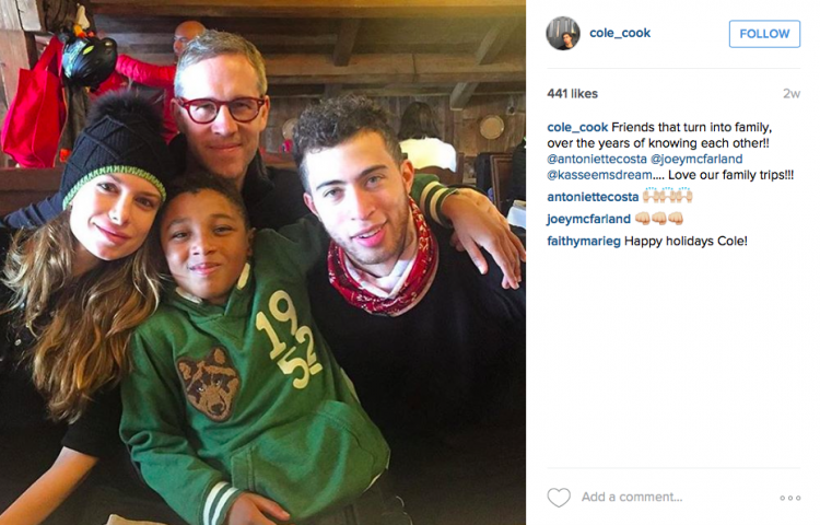 Red Granite's Joey McFarland with girlfriend AXXX and Alicia Keys' family