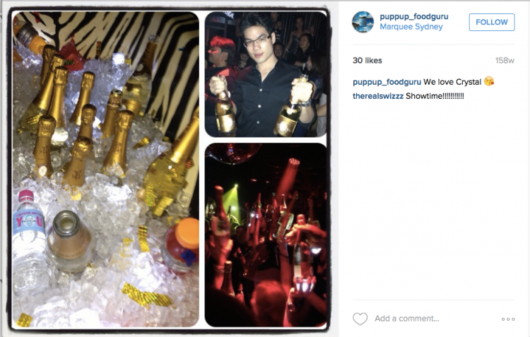 Low's Thai pals bragged about baths with 200 bottles of top priced Crystal champagne