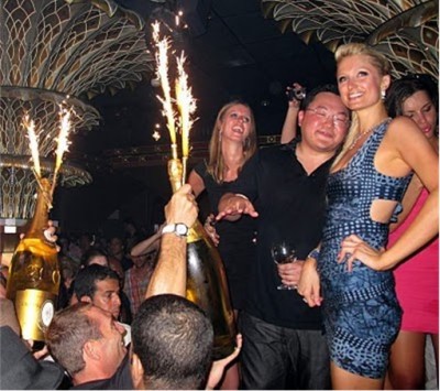 Good Star owner, Jho Low, partying with Paris after the heist