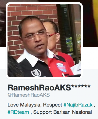 Respect Najib, support BN. Rao's job