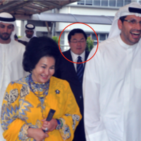 Rosmah and Jho Low together behind the scenes of the Strategic Partnership signing March 12th 2013