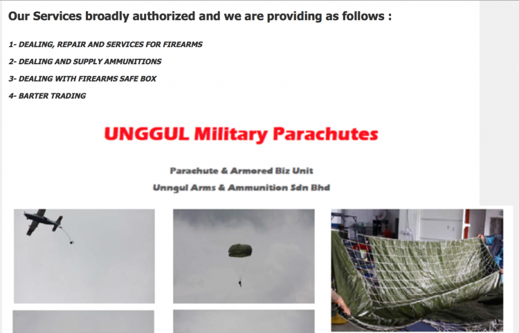 Website outlines Unggul's services