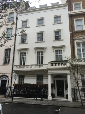 Meanwhile, the PetroSaudi Director Tarek Obaid is trying to cash out on this Mayfair mansion worth over £31 million, again bought from 1MDB money