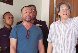Khairuddin (left) and lawyer Matthias Chang..
