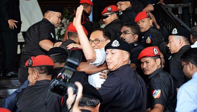 Anwar Ibrahim - jailed after Shafee lead a bizarre appeal against his earlier acquittal