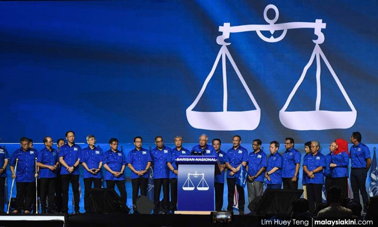Expensive stage shows - BN's "rockstar" line up of ageing kleptocrats 