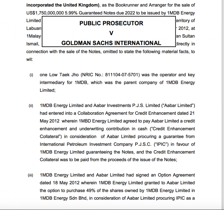 The bond offer fraudulently failed to warn buyers that more than half the money to be raised was earmarked to go in cash 'payments' to an off-shore company, a bogus subsidiary of IPIC