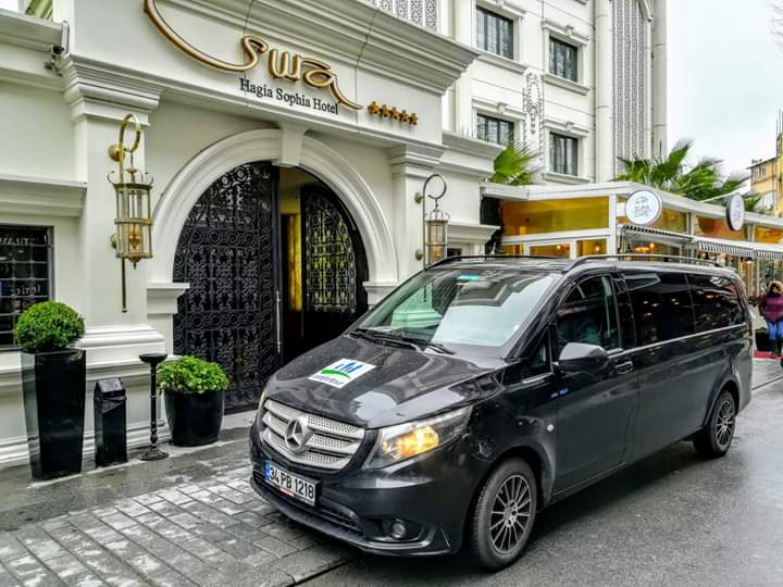 Waiting transportation at the door of the top hotel accommodation used by the Malaysian team