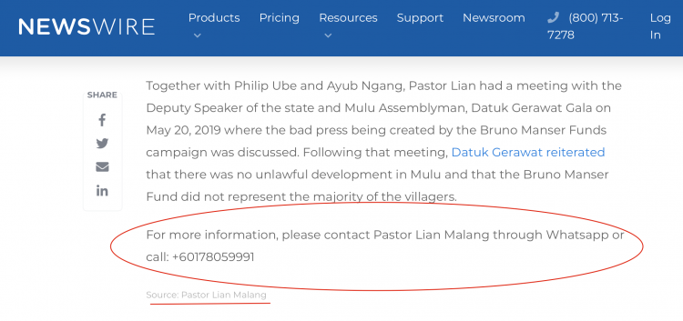Pastor Lian Malang delivered the statement surrounded by headmen he had earlier criticised for abusing their power and betraying the native folk