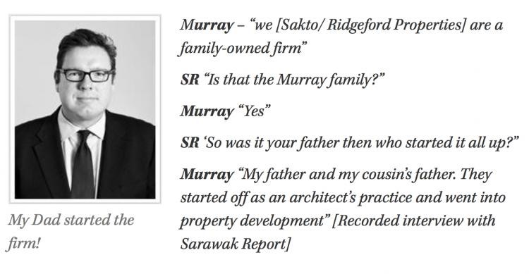 When Sarawak Report interviewed Chris Murray he repeated that lie (although he subsequently removed the above Wikipedia entry)