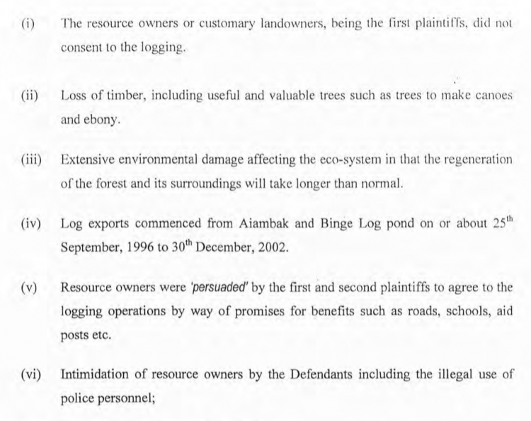 Just some of the human rights abuses listed in the 42-page judgement against Concord Pacific 
