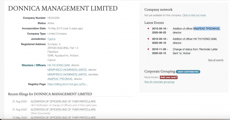 Independent developer which signed a pre-existing agreement before H&P took over Henley Estates?