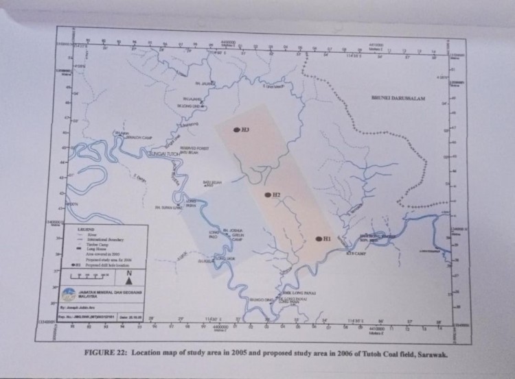 Tutoh Coal Field originally proposed in 2006